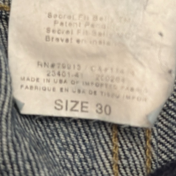 7 FOR ALL MAN KIND. Pea in the pod Maternity designer jeans Size 30 Bootcut. - Picture 9 of 10